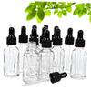 Gogogmee 12-Pack 30 mL Glass Essential Oil Bottles with Silicone Droppers view 4