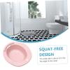 Pink PP Toilet Sitz Bath, Non-Slip, for Postpartum Care view 2