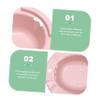 Pink PP Toilet Sitz Bath, Non-Slip, for Postpartum Care view 3