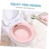 Pink PP Toilet Sitz Bath, Non-Slip, for Postpartum Care view 4