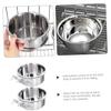 GANAZONO 2-Pack Stainless Steel Bowls for Cats and Dogs view 2