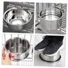 GANAZONO 2-Pack Stainless Steel Bowls for Cats and Dogs view 3