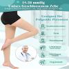 Evolyline 2-Pair Long Compression Socks for Women and Men, 15–20 mmHg view 2