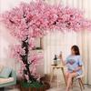 Artificial Cherry Blossom Tree, Handmade Pink Flowers for Indoor and Outdoor Use view 1