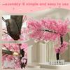 Artificial Cherry Blossom Tree, Handmade Pink Flowers for Indoor and Outdoor Use view 4