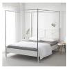 Stylish Metal Canopy Bed Frame with Mosquito Net for Single, Double, King, and Super King Beds (Upgrade 2) view 1