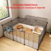 Indoor Metal Wire Rabbit Playpen for Small Pets view 2