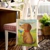 Mr. & Mrs. Panda Dog Flower Tote Bag view 2