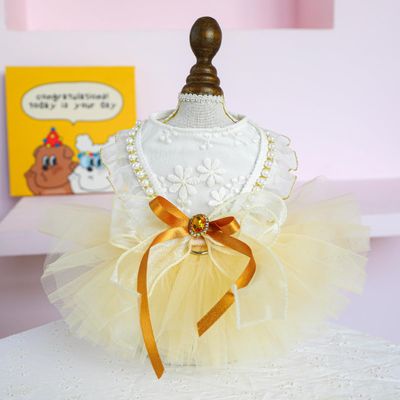 suxuMhao Ses Puppy Dog Dress, Cute Princess Dress, Cat Dress, Dog Skirt for Little Girls (A40, S)