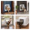 Cat Door for Screens & Thin Doors, 4-Way Magnetic Lock view 3