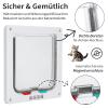 Cat Door for Screens & Thin Doors, 4-Way Magnetic Lock view 4