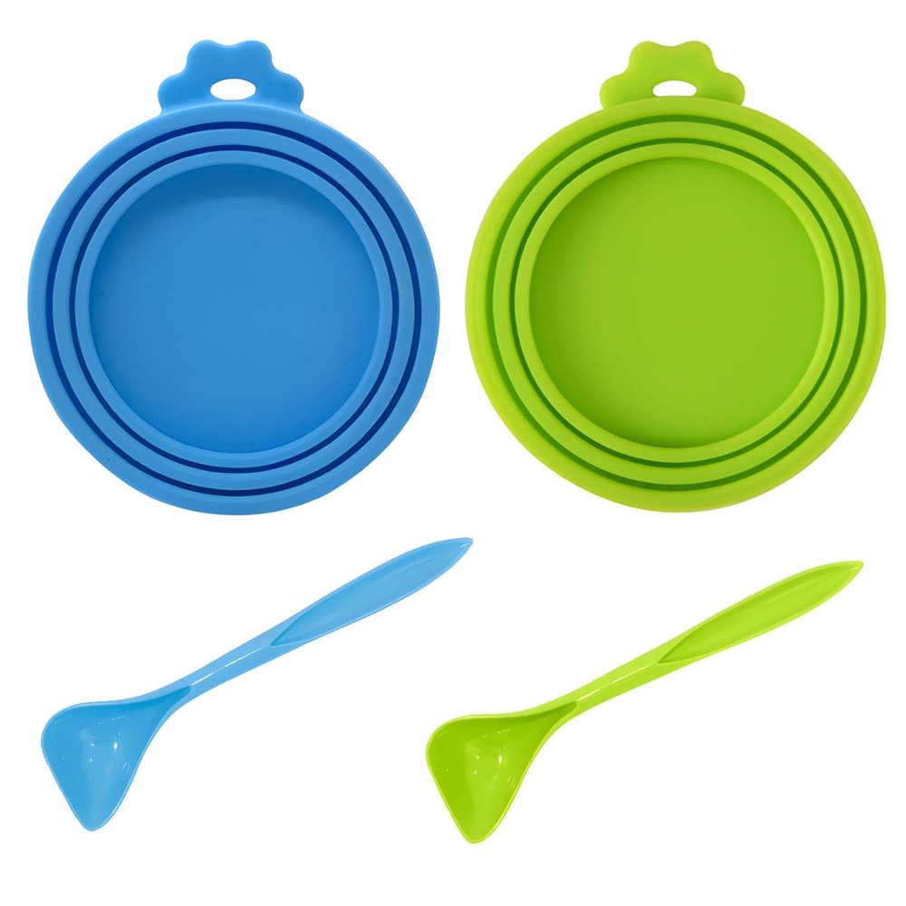 SHILIUZHI 2-Pack Pet Food Can Lids