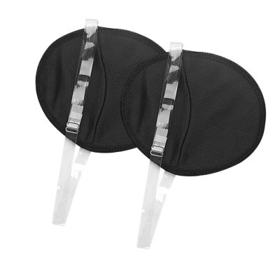 2 Underarm Sweat Pads, Black