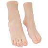2 Silicone Mannequin Feet, Shoe and Sock Display, Realistic, Nail Art, Photography, 22 x 8 x 17 cm view 1