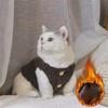 frissin Soft Cozy Cat Clothing, Fleece Winter Warm Lambswool Vest Sweatshirt view 4