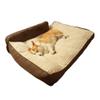 Hruile Large Dog Bed, Washable Plush Pet Sofa Cushion with Non-Slip Base view 1