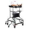 Upright Walker with Seat, 8-Wheel Stability, Folding Mobility Aid for Seniors, 180 kg Capacity view 1