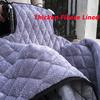 Fleece-Lined Wheelchair Leg Cover with Zipper view 2