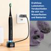 Seago Electric Toothbrush for Adults with Wireless Charging Dock, Travel Case, 8 Replacement Heads, Timer, 3 Modes & 3 Intensities (Black) view 4