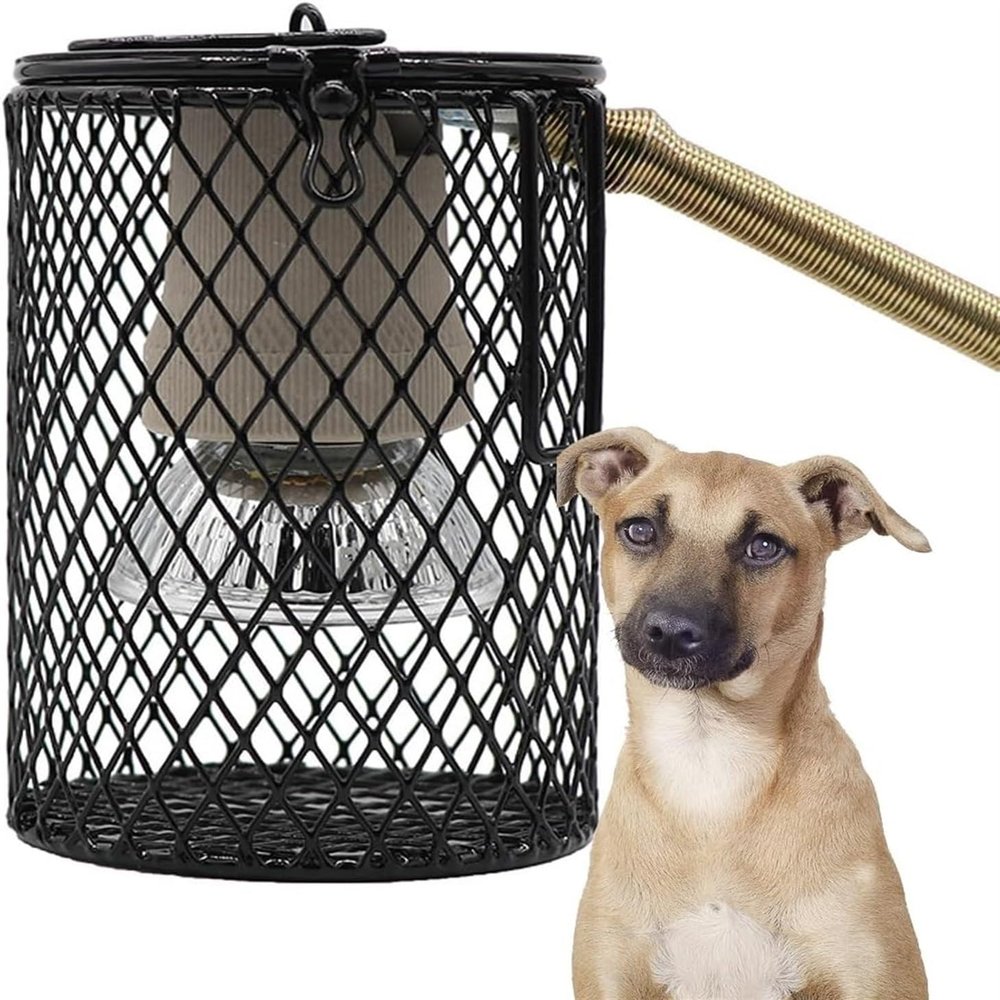 Hanging Heating Lamp for Dog Houses with Timer