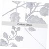 BAZEITFLOW 10 Artificial Christmas Leaves with Silver Glitter view 3