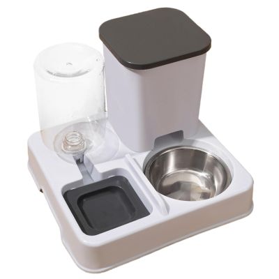 Automatic Cat Food & Water Dispenser | 800 g / 1,500 ml | 45° Design | ABS | 27 x 25 x 21 cm