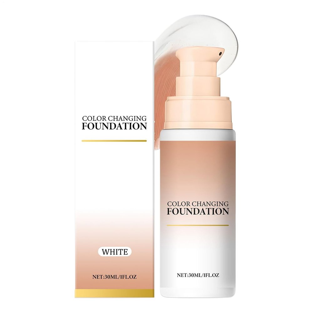 Color-Adapting Foundation, 30 mL – Moisturizing, Nourishing & Brightening Makeup for Sensitive Skin