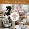 Infant Car Seat Insert with Removable Headrest view 4