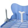FewNvWa Dog Toilet Training Tray with Grid and Removable Drawer, 47 cm, Blue, 14 mm view 4