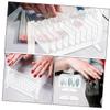 DECOMELODY Acrylic Nail Art Display Holder, 2-Piece Set, Elegant Design, Easy to Use view 2