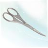 Stainless Steel Eyebrow Scissors for Precise Trimming with Rounded Tips view 3