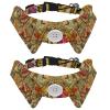 Pet Collar with Bow Tie and Bell, Colorful Tarot Cards, Adjustable Design, 2 Pack view 1