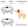 Dog Collar with Bow Tie and Bell, Seahorse, Fish and Crab Patterns, Adjustable Lapel Design, 2-Pack view 3
