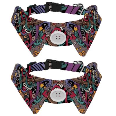 Pet Collar with Bow Tie and Bell