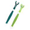 SOIMISS 2-Pack Triple-Head Dog Toothbrush view 1