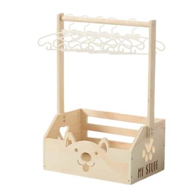 Baby Shower Organizer Cabinet, Wooden Storage for Bathroom