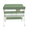 3-in-1 Foldable Baby Changing Table with Wheels, Height-Adjustable, Holds up to 25 kg, Green view 3