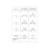 Lash Extension Training Practice Book and Mapping Chart, White view 2