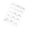 Lash Extension Training Practice Book and Mapping Chart, White view 3