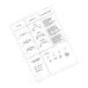 Lash Extension Training Practice Book and Mapping Chart, White view 4