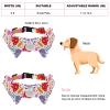 Dog Collar with Bow Tie and Bell, Adjustable Shirt-Collar Design, for Small Pets, 2 Pieces view 3