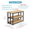 Sturdy Metal Aquarium Stand, 3-Tier Shelf for Aquariums and Terrariums view 2