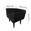 GXLBDK Removable Non-Slip Pet Ramp and Footstool for Small Dogs, Black Cotton Linen, 11 x 11 x 7 in view 4