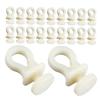 DECOMELODY Beige Curtain Track Rollers, 50-Pack, Plastic view 1