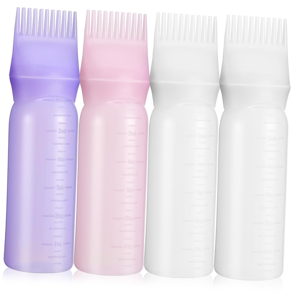PENIKOKO Hair Dye Comb Applicator Bottle Set with Root Comb