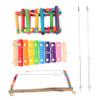 GALPADA Hanging Pet Bird Toy Stand, 5-Piece Set view 1