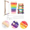 GALPADA Hanging Pet Bird Toy Stand, 5-Piece Set view 3