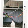 GALPADA Hanging Pet Bird Toy Stand, 5-Piece Set view 4