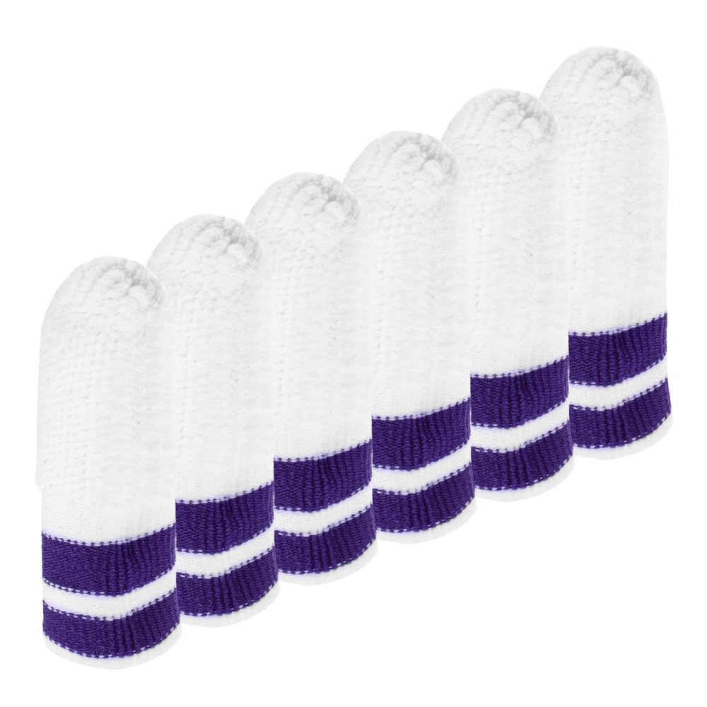 UPKOCH 6-Pack Nylon Finger Toothbrushes for Dogs and Cats