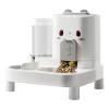 2-in-1 Automatic Cat Feeder and Water Dispenser Set, 800 mL Water and 1,800 mL Food view 1